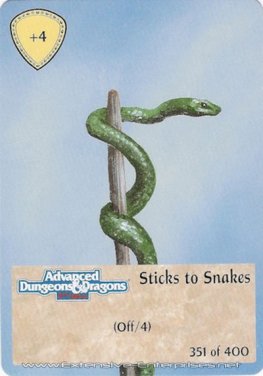 Sticks to Snakes