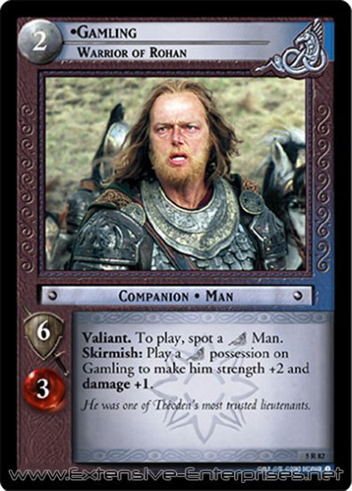 Gamling, Warrior of Rohan