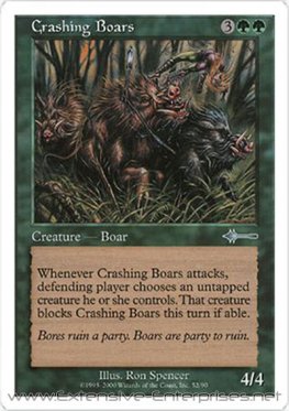 Crashing Boars (#052)
