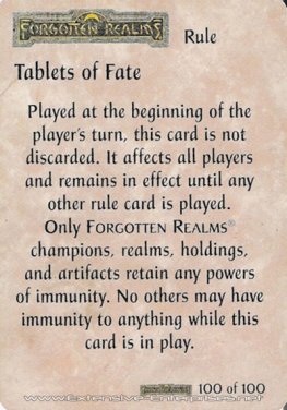 Tablets of Fate