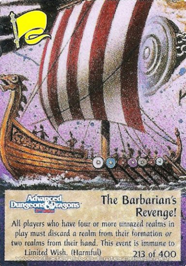 Barbarian\'s Revenge!, The