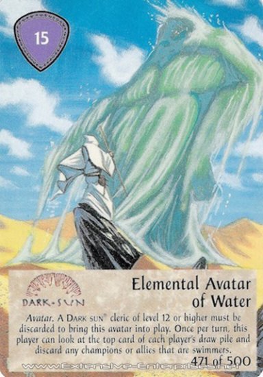 Elemental Avatar of Water