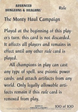 Monty Haul Campaign, The
