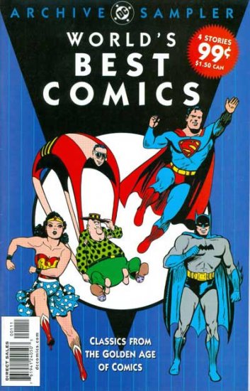 World's Best Comics: The Golden Age DC Archives Sampler - Click Image to Close