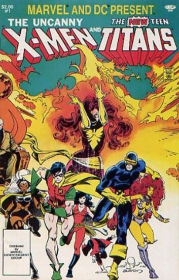 Marvel and DC Present The Uncanny X-Men and The New Teen Tita #1 - Click Image to Close