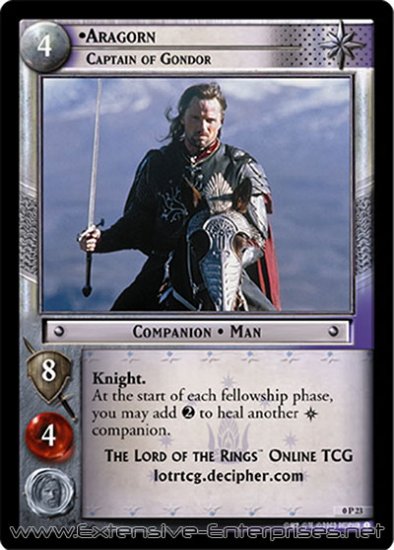 Aragorn, Captain of Gondor