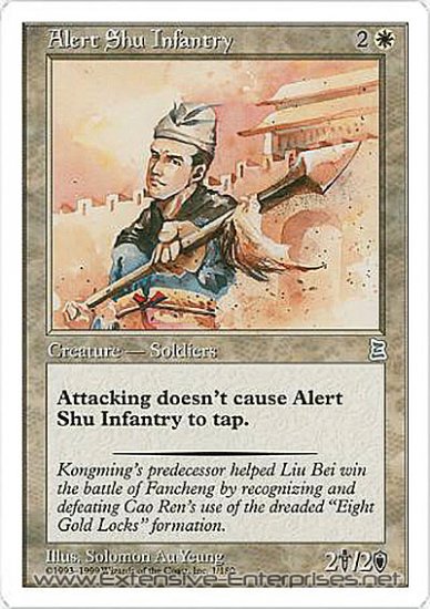Alert Shu Infantry