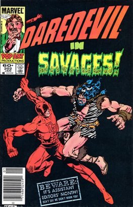 Daredevil #202 (Newsstand Edition)