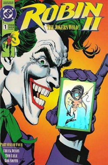Robin II: The Joker\'s Wild #1 (Joker Close-Up Hologram Variant)