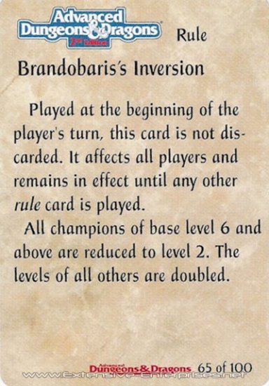 Brandobaris\'s Inversion