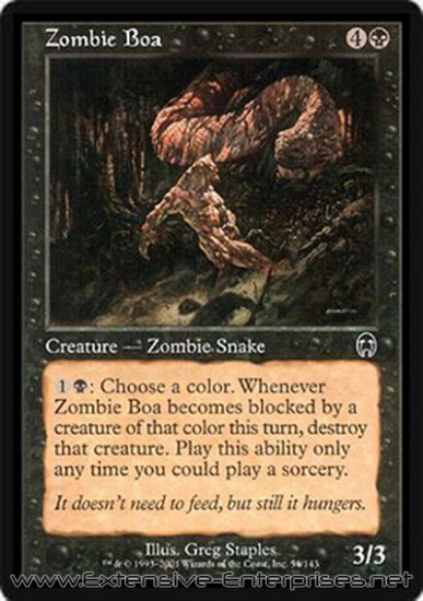 Zombie Boa (#054)
