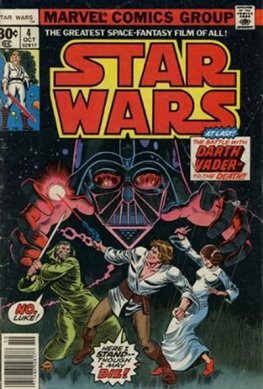 Star Wars #4 (30¢ Square Price w/ Barcode Variant)