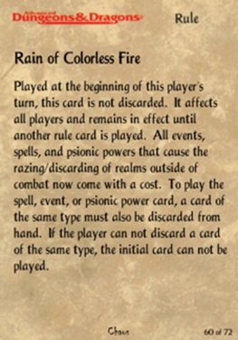 Rain of Colorless Fire