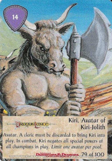 Kiri, Avatar of Kiri-Jolith