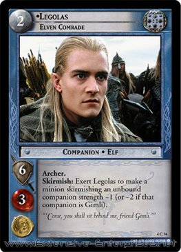 Legolas, Elven Comrade