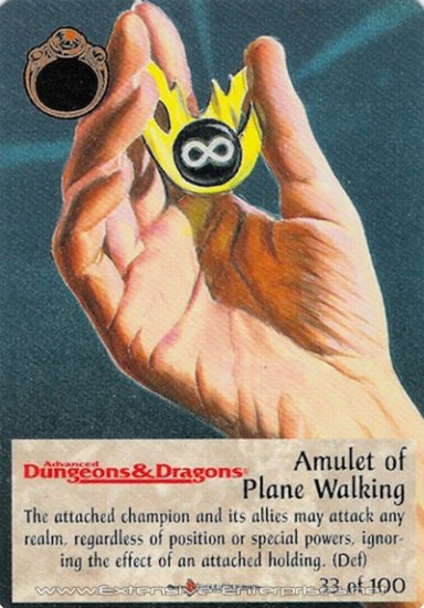Amulet of Plane Walking