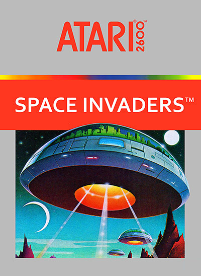 Space Invaders (CX-2632, Text Label) - Click Image to Close