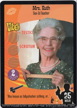 Mrs. Ruth, Sex-Ed Teacher