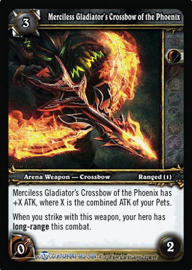 Merciless Gladiator\'s Crossbow of the Phoenix