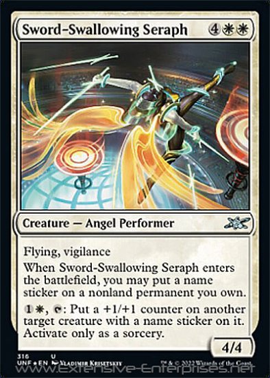 Sword-Swallowing Seraph (#316)
