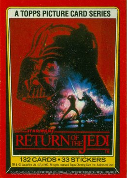 Star Wars: Return of the Jedi 1983 Complete Set #1 to #132