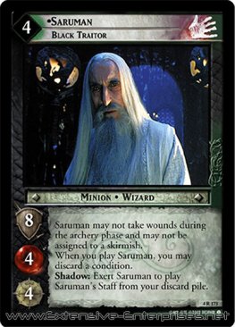Saruman, Black Traitor