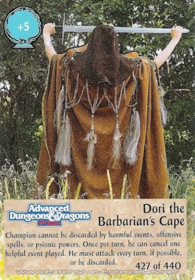 Dori the Barbarian\'s Cape
