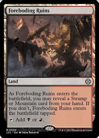 Foreboding Ruins (Commander #330)