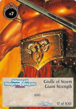 Girdle of Storm Giant Strength