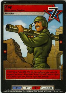 Zap, Bazooka Soldier