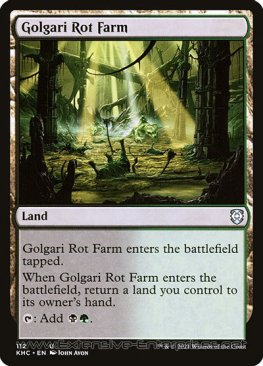 Golgari Rot Farm (Commander #112)