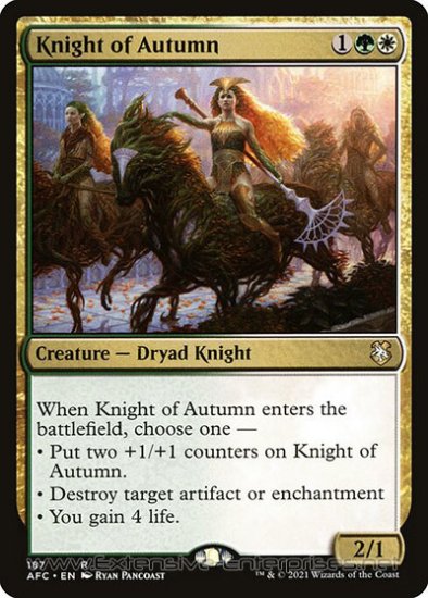 Knight of Autumn (Commander #187)