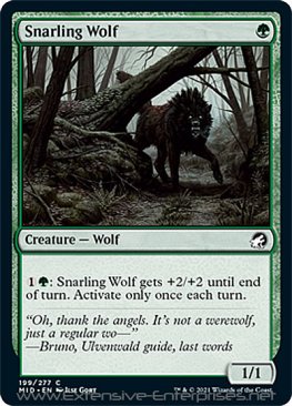 Snarling Wolf (#199)