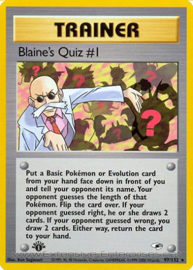 Blaine\'s Quiz #1 (#097)