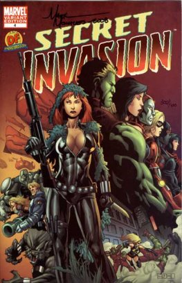 Secret Invasion #4 (Dynamic Forces, Signed by Mark Morales)