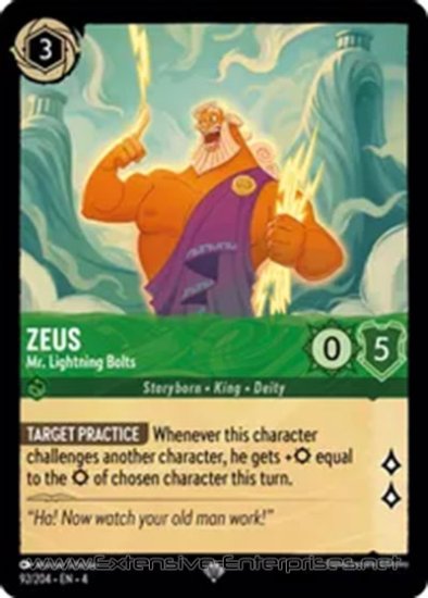 Zeus: Mr. Lightning Bolts (#092)