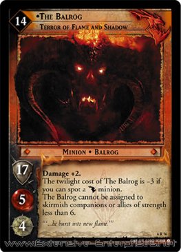 Balrog, Terror of Flame and Shadow