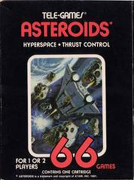 Asteroids (Tele-Games, Text Label)