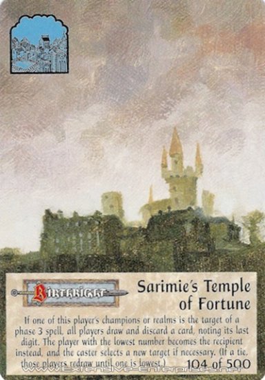 Sarimie\'s Temple of Fortune