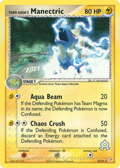 Team Aqua\'s Manectric (#029)