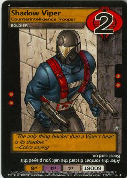 Shadow Viper, Counterintelligence Trooper