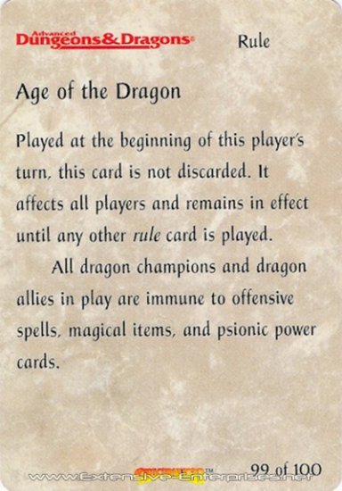 Age of the Dragon