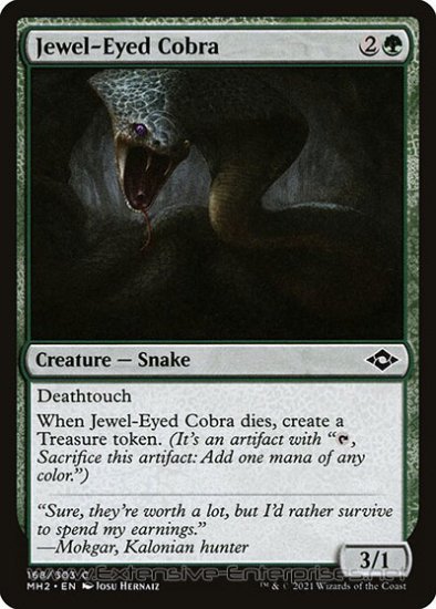 Jewel-Eyed Cobra (#168)