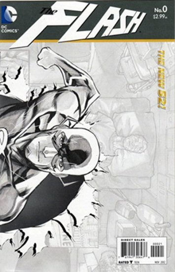 Flash, The #0 (Manapul Black & White Variant)