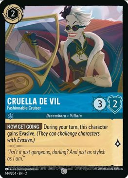 Cruella De Vil: Fashionable Cruiser (#144)