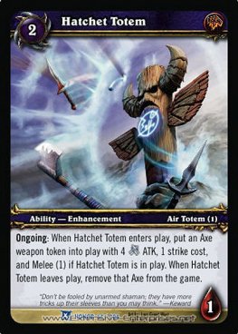Hatchet Totem