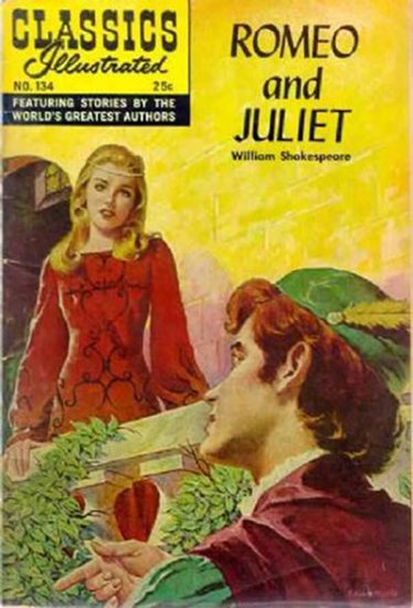 Classics Illustrated #134 Romeo and Juliet (HRN 166, Stiff)