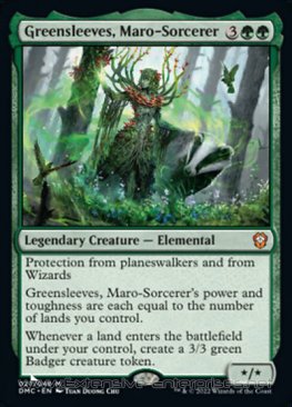 Greensleeves, Maro-Sorcerer (Commander #027)