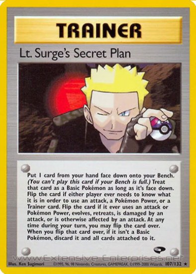 Lt. Surge\'s Secret Plan (#107)