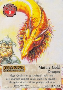Mature Gold Dragon